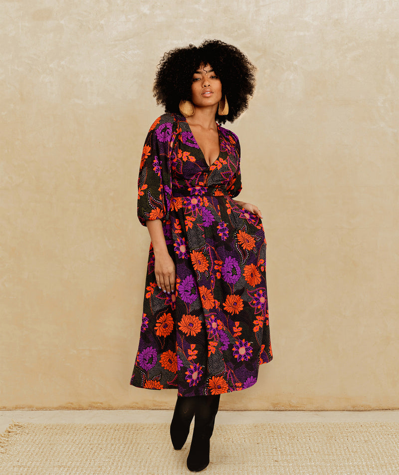 talia midi dress Talia Midi Dress 3X / Oat